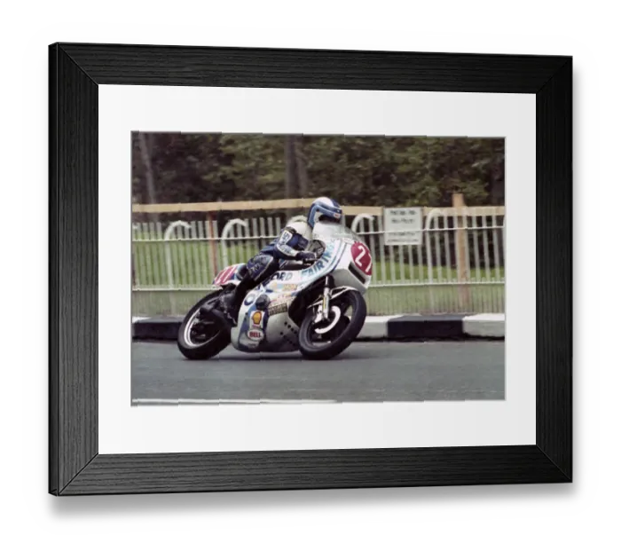 Framed Print : Mick Hunt (Kawasaki) 1980 Formula One TT Framed Print : Mick Hunt (Kawasaki) 1980 Formula One TT