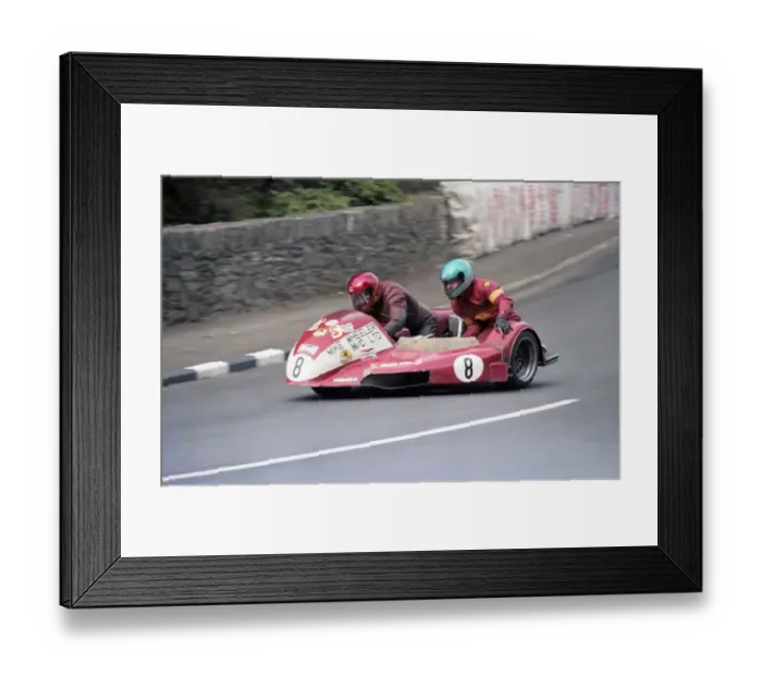 Framed Print : Dennis Keen & Colin Hardman (Yamaha) 1983 Sidecar TT Framed Print : Dennis Keen & Colin Hardman (Yamaha) 1983 Sidecar TT