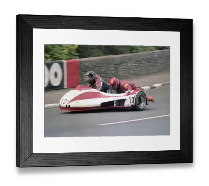 Framed Print : John Barker & Alan Langton (Yamaha) 1983 Sidecar TT Framed Print : John Barker & Alan Langton (Yamaha) 1983 Sidecar TT