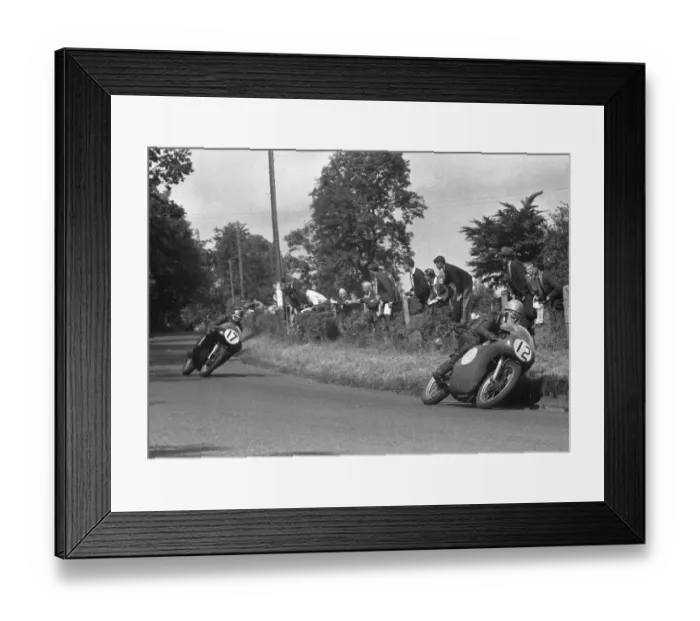Framed Print : Jim Redman (Norton) and Paddy Driver (Norton) 1959 Junior Ulster Grand Prix Framed Print : Jim Redman (Norton) and Paddy Driver (Norton) 1959 Junior Ulster Grand Prix