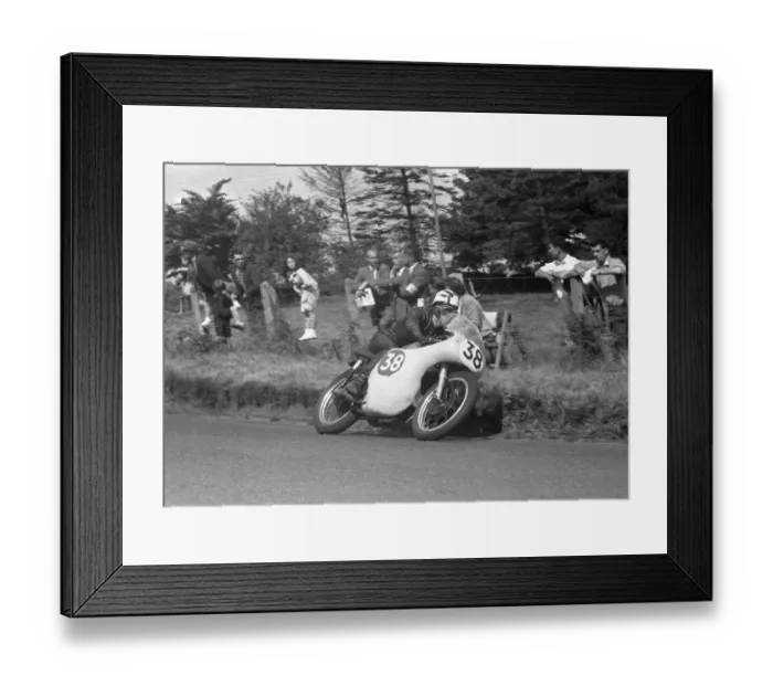 Framed Print : Tommy Robb (Norton) 1959 Junior Ulster Grand Prix Framed Print : Tommy Robb (Norton) 1959 Junior Ulster Grand Prix
