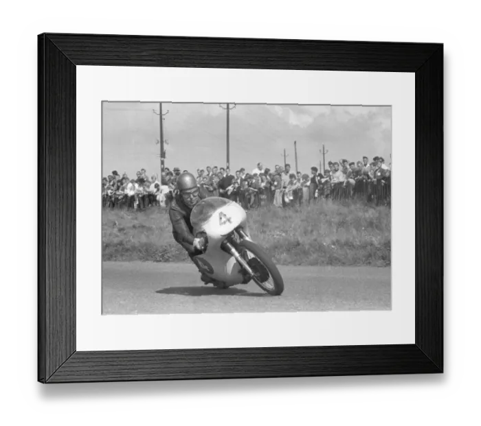 Framed Print : Ken Kavanagh (Norton) 1959 Junior Ulster Grand Prix Framed Print : Ken Kavanagh (Norton) 1959 Junior Ulster Grand Prix