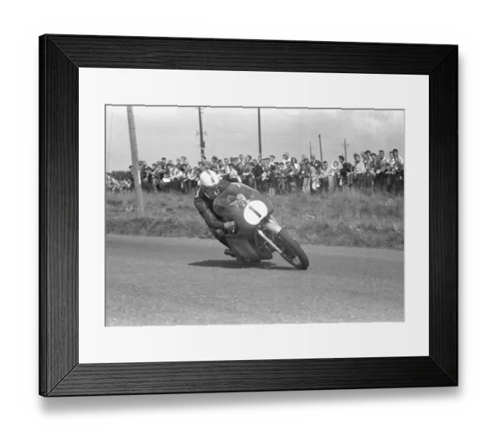 Framed Print : John Surtees (MV) 1959 Junior Ulster Grand Prix