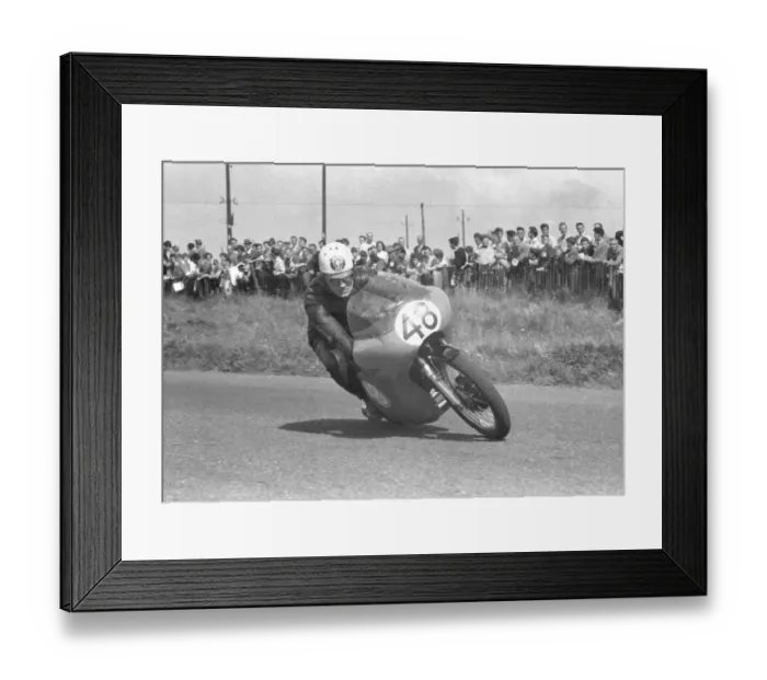 Framed Print : Bob McIntyre (Norton) 1959 Junior Ulster Grand Prix Framed Print : Bob McIntyre (Norton) 1959 Junior Ulster Grand Prix