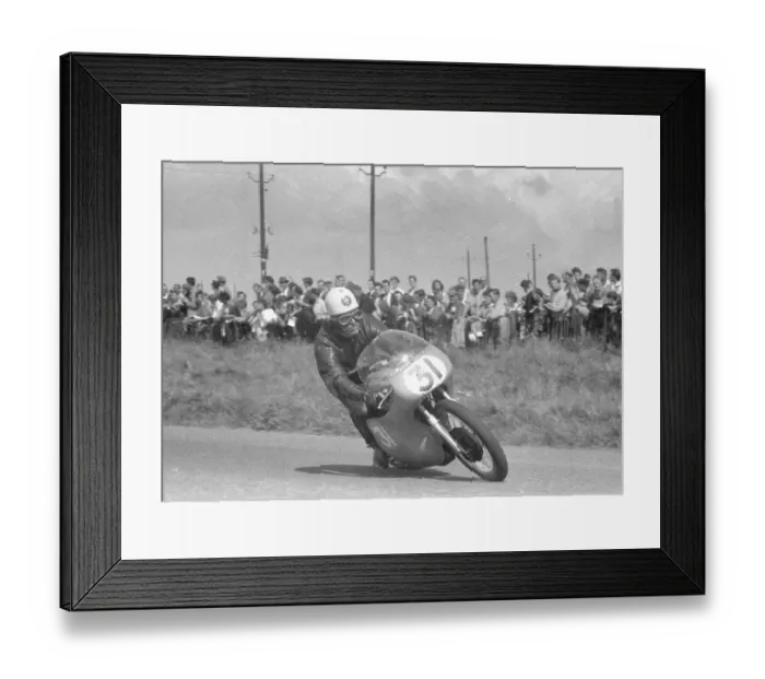 Framed Print : Patsy McGarrity (Norton) 1959 Junior Ulster Grand Prix Framed Print : Patsy McGarrity (Norton) 1959 Junior Ulster Grand Prix