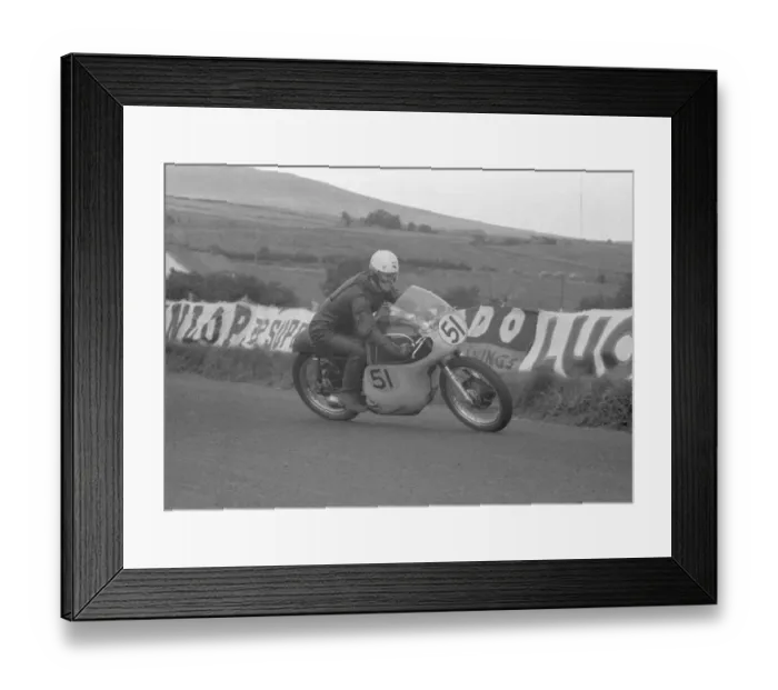 Framed Print : Stan Cameron (Matchless) 1959 Senior Ulster Grand Prix Framed Print : Stan Cameron (Matchless) 1959 Senior Ulster Grand Prix
