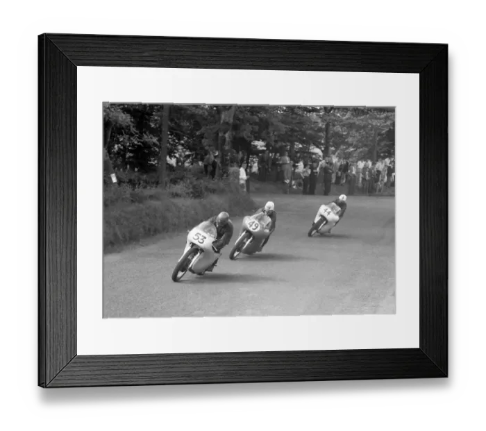 Framed Print : Alan Shpherd and Alistair King (AJS) and Bob Brown 1959 Junior Ulster Grand Prix Framed Print : Alan Shpherd and Alistair King (AJS) and Bob Brown 1959 Junior Ulster Grand Prix