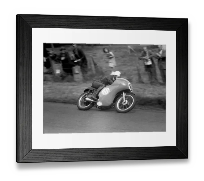 Framed Print : Bob McIntyre (AJS) 1959 Junior Ulster Grand Prix Framed Print : Bob McIntyre (AJS) 1959 Junior Ulster Grand Prix