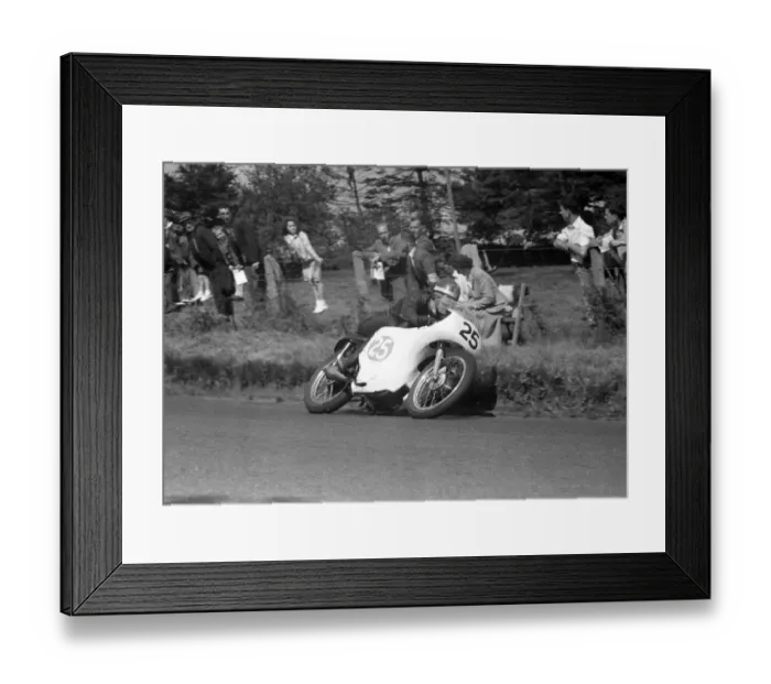Framed Print : Mike Hailwood (AJS) 1959 Junior Ulster Grand Prix Framed Print : Mike Hailwood (AJS) 1959 Junior Ulster Grand Prix