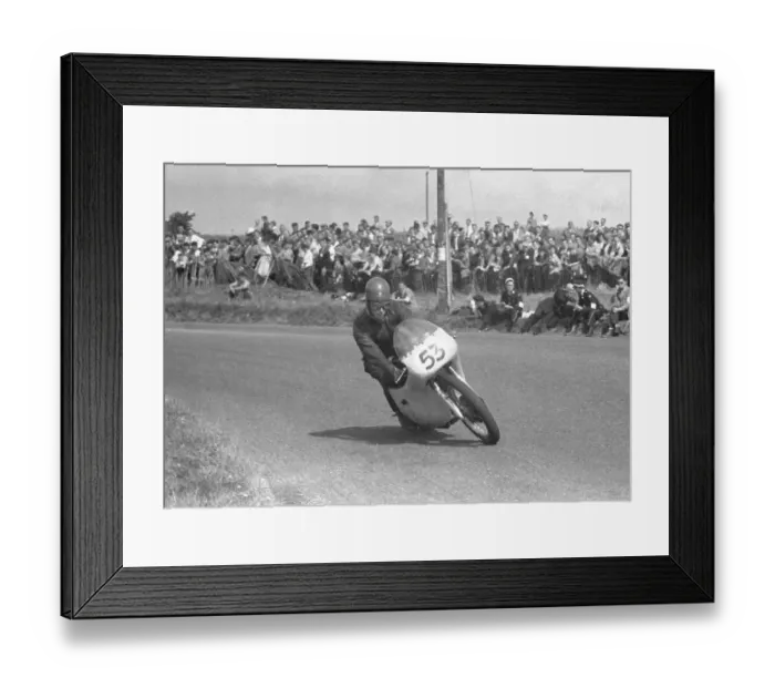 Framed Print : Alan Shepherd (AJS) 1959 Junior Ulster Grand Prix Framed Print : Alan Shepherd (AJS) 1959 Junior Ulster Grand Prix