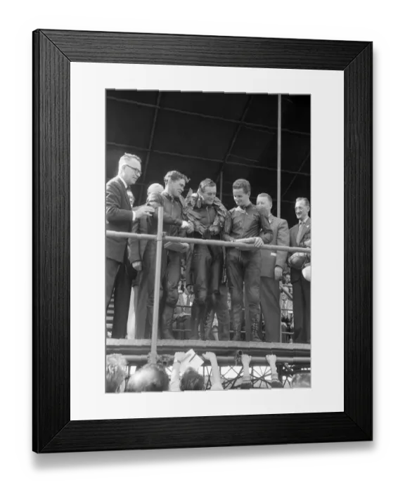Framed Print : Gary Hocking, Mike Hailwood and Ernst Degner 1959 Ultra Lightweight Ulster Grand Prix Framed Print : Gary Hocking, Mike Hailwood and Ernst Degner 1959 Ultra Lightweight Ulster Grand Prix