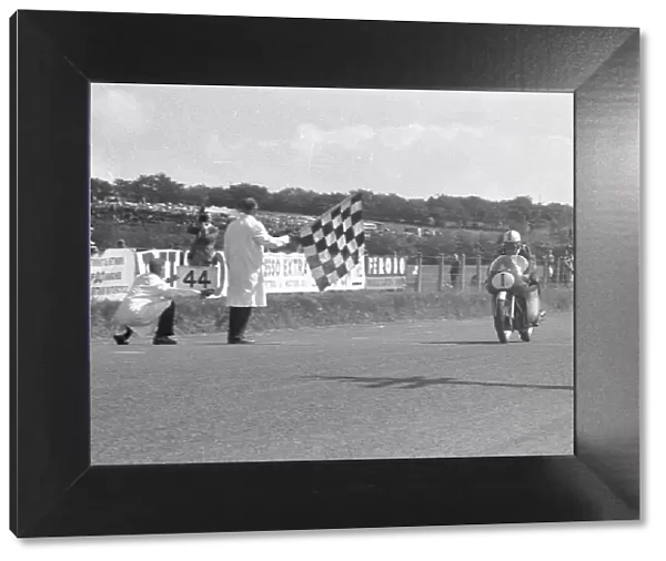 John Surtees (MV) winning the 1959 Junior Ulster Grand Prix