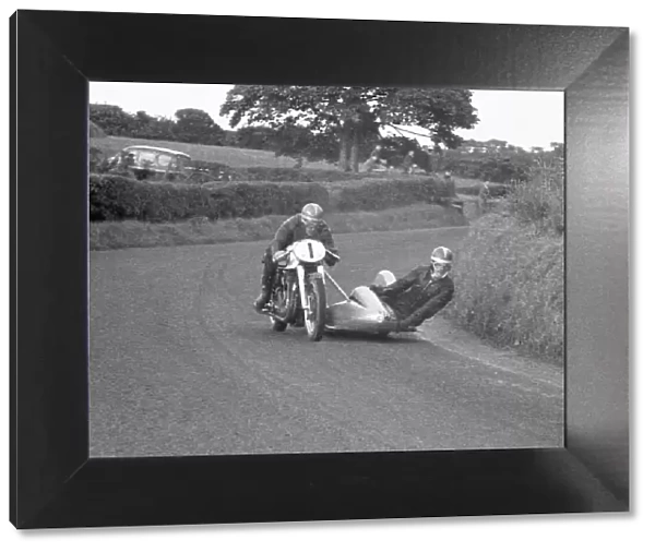 Pip Harris & Ray Campbell (Norton) 1953 Sidecar Ulster Grand Prix
