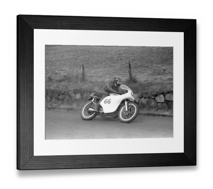 Framed Print : Ronnie McBrinn (Norton) 1958 Junior Ulster Grand Prix Framed Print : Ronnie McBrinn (Norton) 1958 Junior Ulster Grand Prix