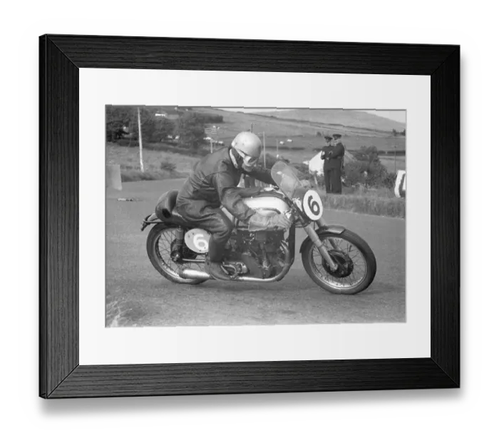 Framed Print : Frank Cope (Norton) 1956 Lightweight Ulster Grand Prix Framed Print : Frank Cope (Norton) 1956 Lightweight Ulster Grand Prix