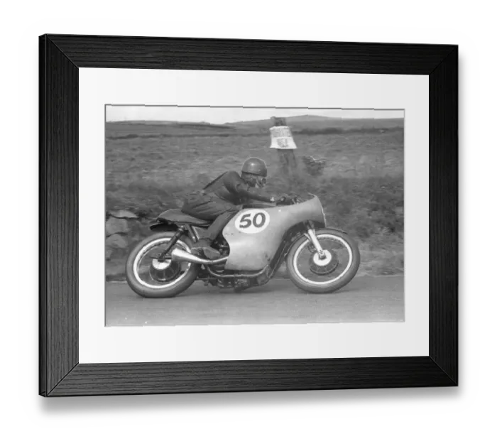 Framed Print : Steve Murray (AJS) 1958 Junior Ulster Grand Prix Framed Print : Steve Murray (AJS) 1958 Junior Ulster Grand Prix