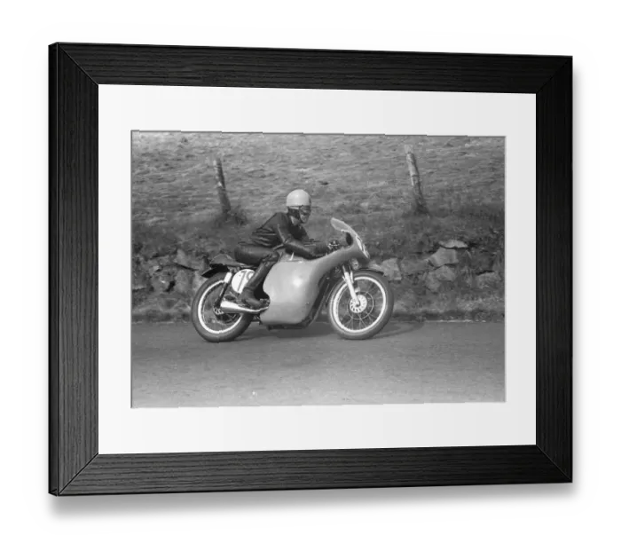 Framed Print : Carrie Dunn (AJS) 1958 Junior Ulster Grand Prix Framed Print : Carrie Dunn (AJS) 1958 Junior Ulster Grand Prix