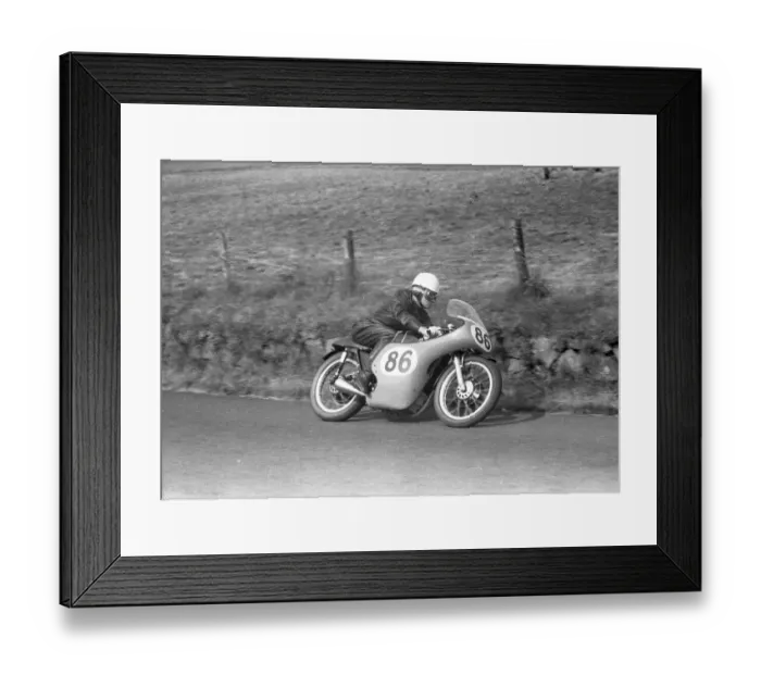 Framed Print : Ernie Oliver (AJS) 1958 Junior Ulster Grand Prix Framed Print : Ernie Oliver (AJS) 1958 Junior Ulster Grand Prix