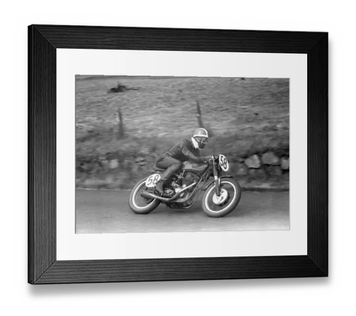 Framed Print : Chris Anderson (BSA) 1958 Junior Ulster Grand Prix Framed Print : Chris Anderson (BSA) 1958 Junior Ulster Grand Prix