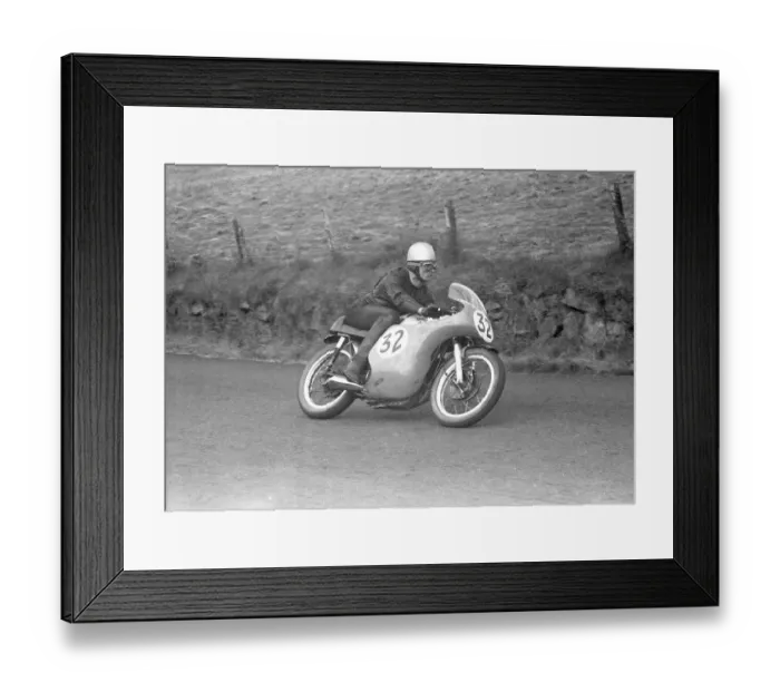 Framed Print : Ewan Haldane (Norton) 1958 Junior Ulster Grand Prix Framed Print : Ewan Haldane (Norton) 1958 Junior Ulster Grand Prix