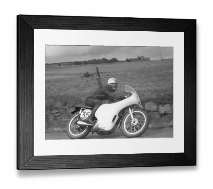 Framed Print : Tommy Robb (AJS) 1958 Junior Ulster Grand Prix Framed Print : Tommy Robb (AJS) 1958 Junior Ulster Grand Prix