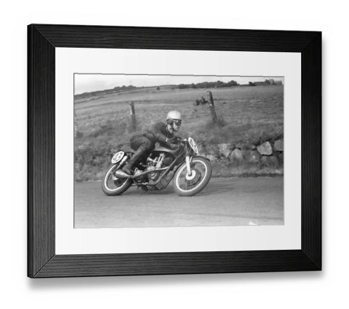 Framed Print : Vernon Cottle (AJS) 1958 Junior Ulster Grand Prix Framed Print : Vernon Cottle (AJS) 1958 Junior Ulster Grand Prix
