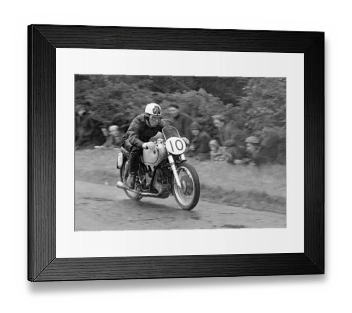 Framed Print : Reg Armstrong (AJS) 1951 Senior Ulster Grand Prix Framed Print : Reg Armstrong (AJS) 1951 Senior Ulster Grand Prix