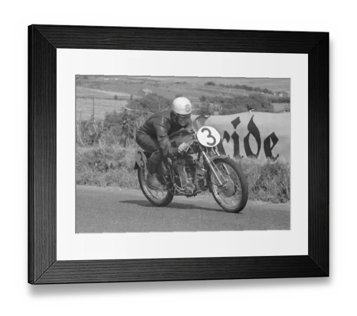 Framed Print : Bill Webster (MV) 1953 Ultra Lightweight Ulster Grand Prix Framed Print : Bill Webster (MV) 1953 Ultra Lightweight Ulster Grand Prix