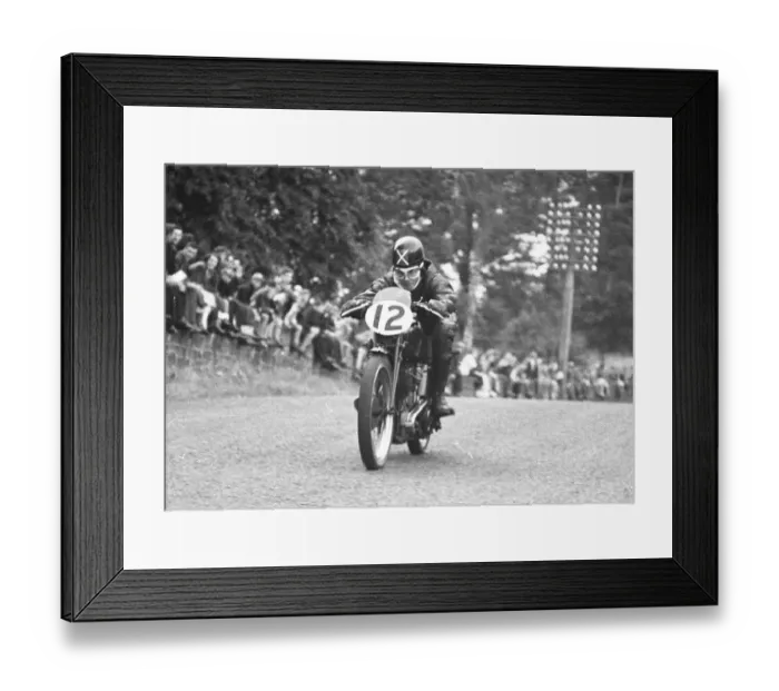 Framed Print : Jock McCredie (Excelsior) 1953 Lightweight Ulster Grand Prix Framed Print : Jock McCredie (Excelsior) 1953 Lightweight Ulster Grand Prix