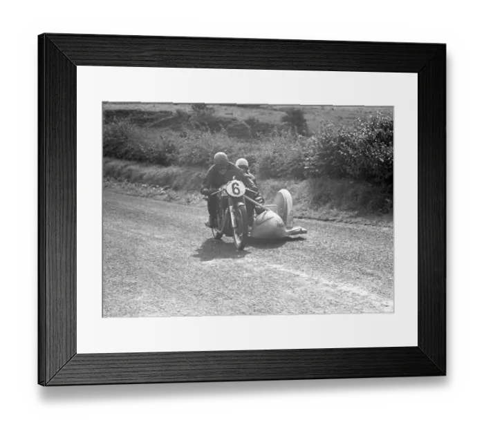 Framed Print : Jacques Drion & Inge Stolle Laforge (Norton) 1953 Sidecar Ulster Grand Prix Framed Print : Jacques Drion & Inge Stolle Laforge (Norton) 1953 Sidecar Ulster Grand Prix