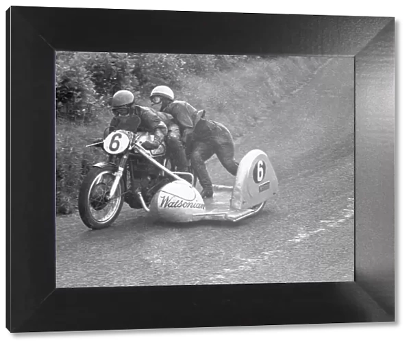 Jacques Drion & Inge Stolle Laforge (Norton) 1953 Sidecar Ulster Grand Prix