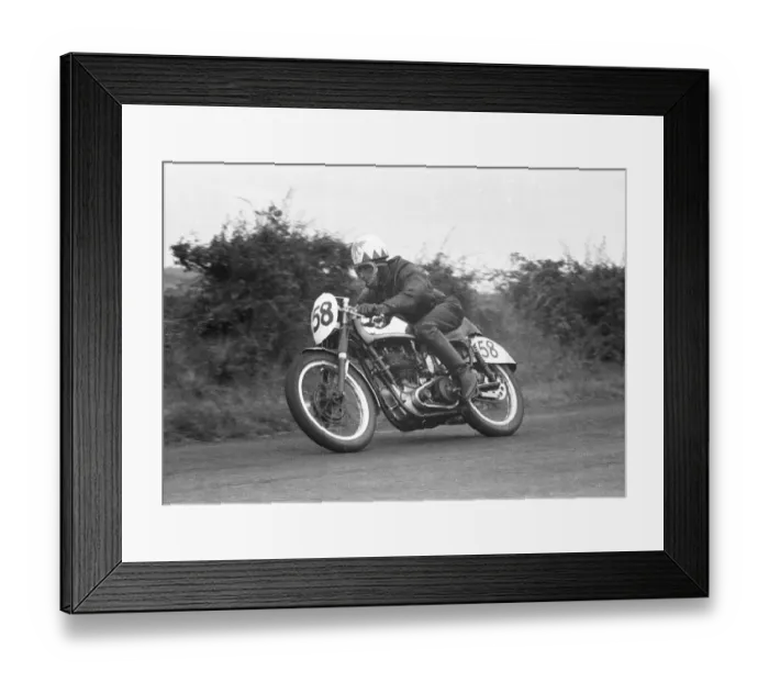 Framed Print : Don May (BSA) 1956 Junior Ulster Grand Prix Framed Print : Don May (BSA) 1956 Junior Ulster Grand Prix