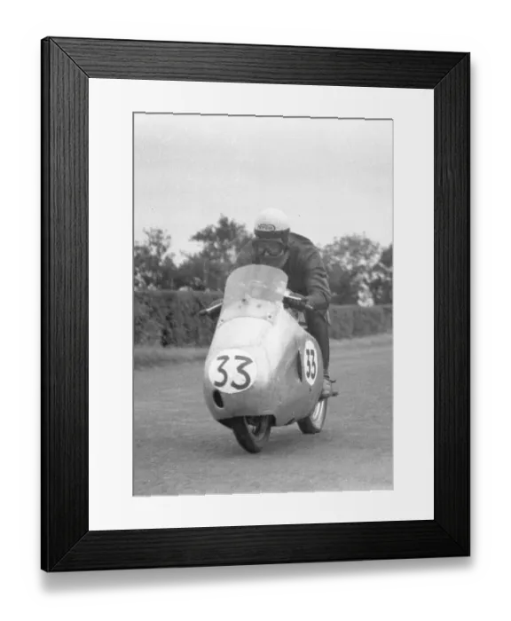 Framed Print : Ralph Rensen (Norton) 1956 Junior Ulster Grand Prix Framed Print : Ralph Rensen (Norton) 1956 Junior Ulster Grand Prix