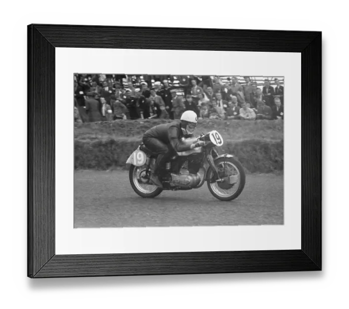 Framed Print : Florian Camathias (NSU) 1956 Lightweight Ulster Grand Prix Framed Print : Florian Camathias (NSU) 1956 Lightweight Ulster Grand Prix