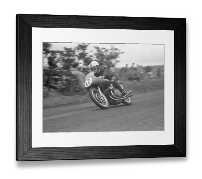 Framed Print : Bob McIntyre (Gilera) 1957 Senior Ulster Grand Prix Framed Print : Bob McIntyre (Gilera) 1957 Senior Ulster Grand Prix