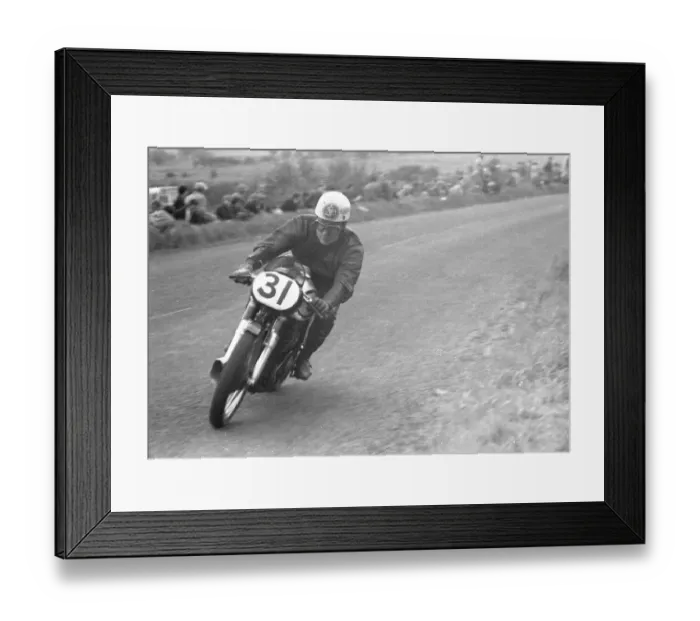 Framed Print : Jack Wood (Norton) 1957 Senior Ulster Grand Prix Framed Print : Jack Wood (Norton) 1957 Senior Ulster Grand Prix