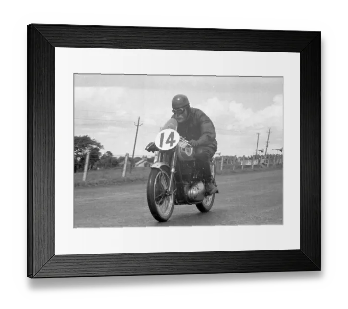 Framed Print : Marty Brosnan (BSA) 1956 Senior Ulster Grand Prix Framed Print : Marty Brosnan (BSA) 1956 Senior Ulster Grand Prix