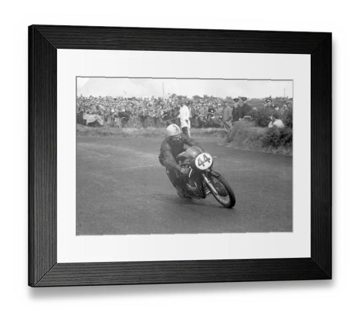 Framed Print : Bob Brown (Matchless) 1956 Senior Ulster Grand Prix Framed Print : Bob Brown (Matchless) 1956 Senior Ulster Grand Prix