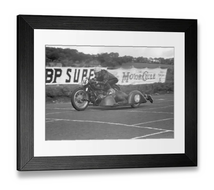 Framed Print : Jack Wijns & Mick Woollett (BMW) 1956 Sidecar Ulster Grand Prix Framed Print : Jack Wijns & Mick Woollett (BMW) 1956 Sidecar Ulster Grand Prix