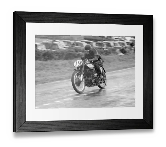 Framed Print : Jack Bailey (Norton) 1951 Senior Ulster Grand Prix Framed Print : Jack Bailey (Norton) 1951 Senior Ulster Grand Prix