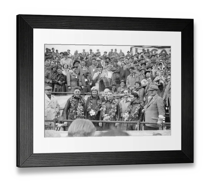 Framed Print : 1950 Ulster Grand Prix winners Framed Print : 1950 Ulster Grand Prix winners