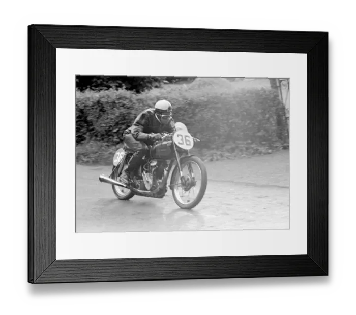 Framed Print : Wilson Ferguson (Excelsior) 1951 Lightweight Ulster Grand Prix Framed Print : Wilson Ferguson (Excelsior) 1951 Lightweight Ulster Grand Prix