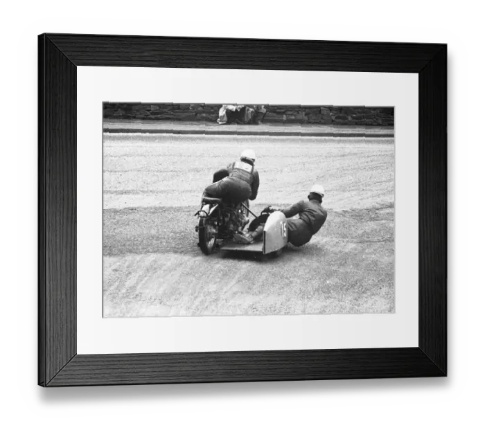 Framed Print : Willi Faust & Karl Remmert (BMW) 1955 Sidecar TT Framed Print : Willi Faust & Karl Remmert (BMW) 1955 Sidecar TT
