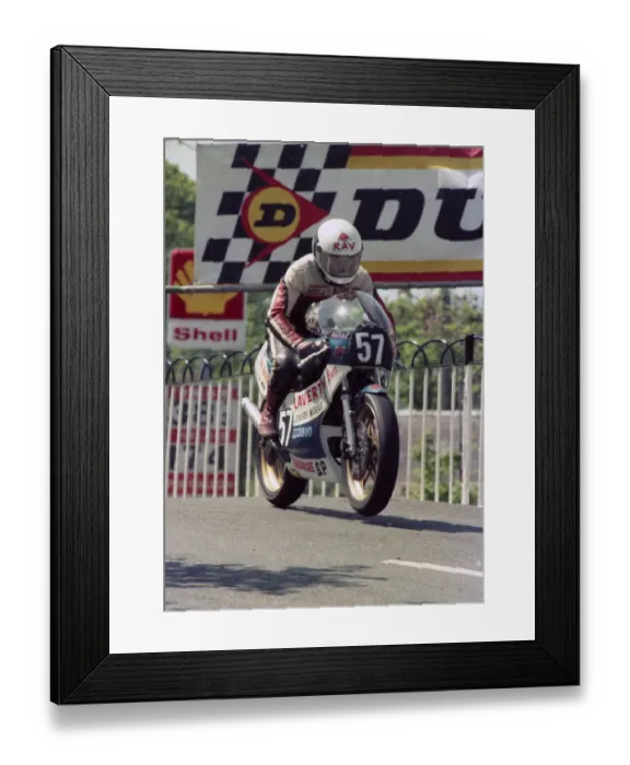 Framed Print : Ray Hanna (Yamaha) 1986 Formula 2 TT Framed Print : Ray Hanna (Yamaha) 1986 Formula 2 TT