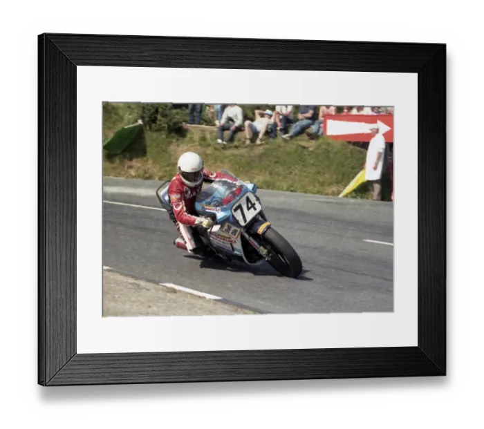 Framed Print : Martin Hall (Suzuki) 1985 Production 750 TT Framed Print : Martin Hall (Suzuki) 1985 Production 750 TT