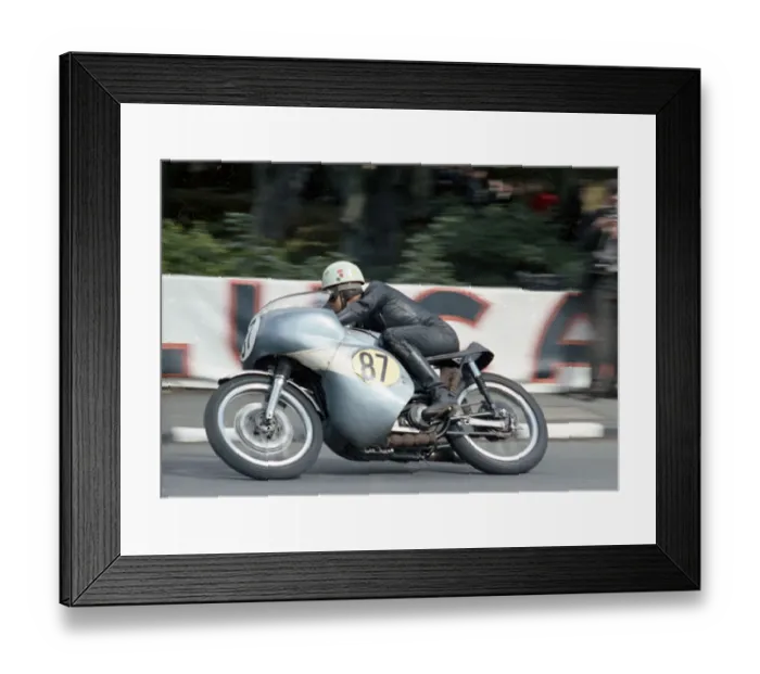 Framed Print : Albert Spooner (Norton) 1966 Senior TT Framed Print : Albert Spooner (Norton) 1966 Senior TT