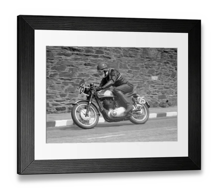 Framed Print : Dave Hagen (BSA) 1956 Clubman TT Framed Print : Dave Hagen (BSA) 1956 Clubman TT