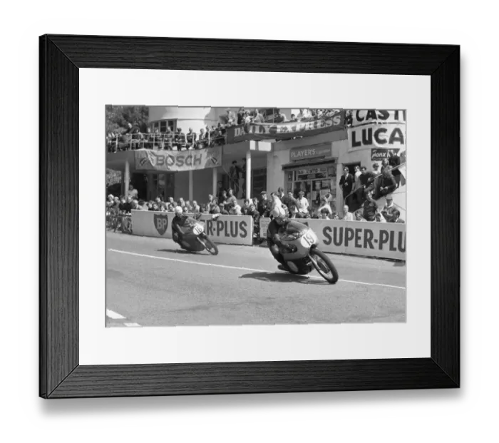 Framed Print : Gustav Havel (Jawa) and Jack Ahearn (Norton) 1964 Junior TT Framed Print : Gustav Havel (Jawa) and Jack Ahearn (Norton) 1964 Junior TT