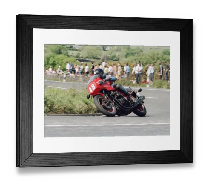Framed Print : Rob Haynes (Kawasaki) 1984 Production TT Framed Print : Rob Haynes (Kawasaki) 1984 Production TT
