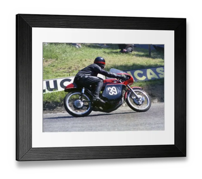 Framed Print : Rex Hardy (Bultaco) 1968 Ultra Lightweight TT Framed Print : Rex Hardy (Bultaco) 1968 Ultra Lightweight TT